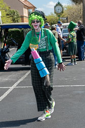 Clown Alley marches in St Patrick Day Parade in The Villages 2022